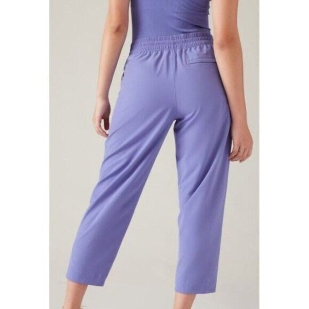 Athleta Size 8 Arrival Pants Dark Adonis Blue (Purple) - Picture 3 of 4